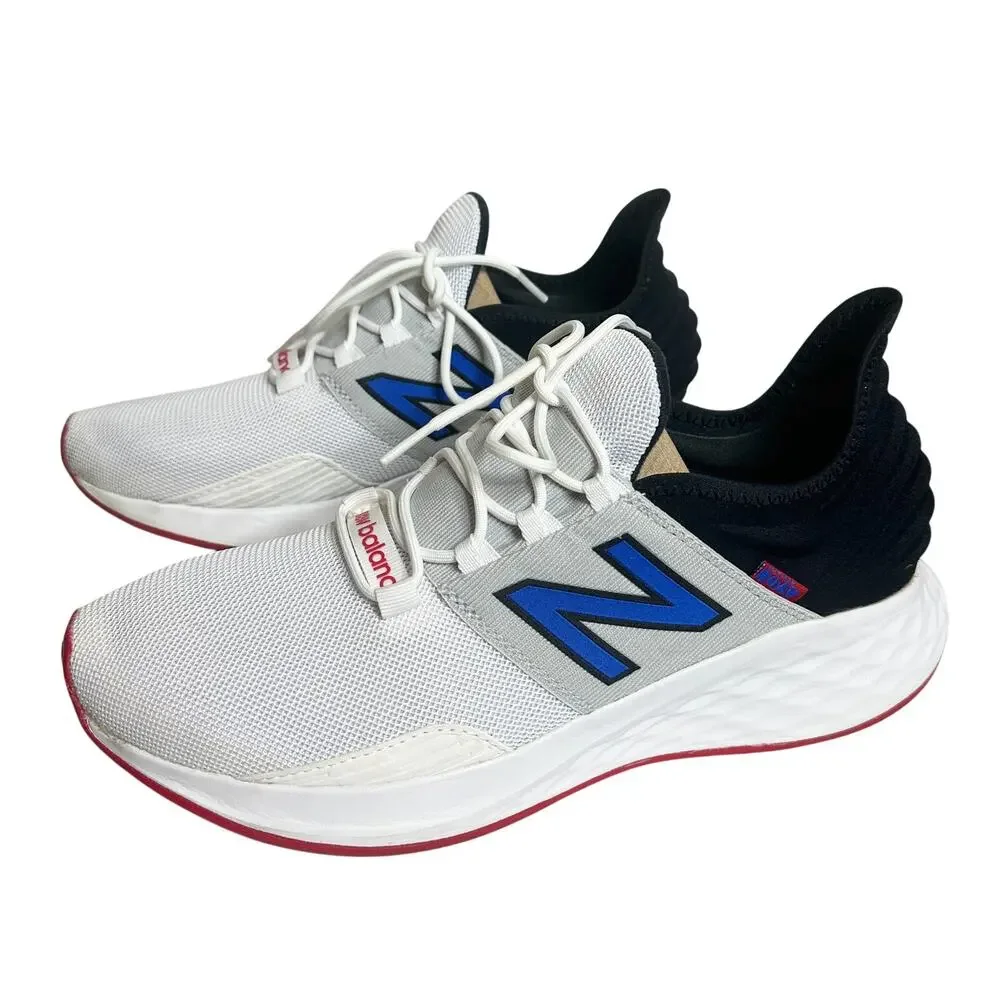 New Balance Fresh Foam Roav MROAVWL1 Mens 11 Running Shoes White Sneakers Blue N
